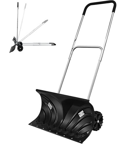 スノープッシャー楽太郎 Amazon | 大型車輪付スノープッシャー 楽太郎 TSR-660 | スノーダンプ